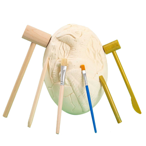 Kit di Scavo Giocattolo con Scheletro di Dinosauro Fossile da 18cm in Grande Uovo di Dinosauro, 12 Tipi, per Scoperte e Scavo - <span class=keywords><strong>IT</strong></span> Pezzi - Product Image 4