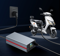 Elektrik yeni enerji gücü pil şarj cihazı 15 Amp anti-ters bağlantı ayarlanabilir akım OTP AC/DC pil Recharger