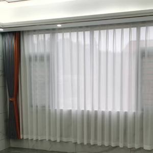 Tela de cortina opaca de poliéster 100% brillante y aislante térmico suave al por mayor para salas de estar - Product Image 2