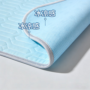 Cooling Pet Mat Ice Silk Rectangle 30x40 To 65x85 Cm For Cat Dog Summer <b>Bed</b> <b>Pad</b> With Heat Dissipation Feature - Product Image 1