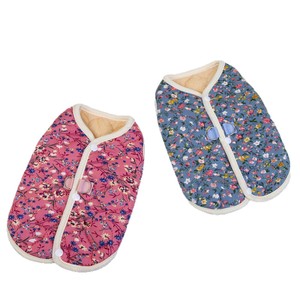 Pet clothing, small dog <b>clothes</b>, <b>cat</b> <b>clothes</b>, autumn and winter warm and comfortable cross-border wholesale floral cotton vest - Product Image 5