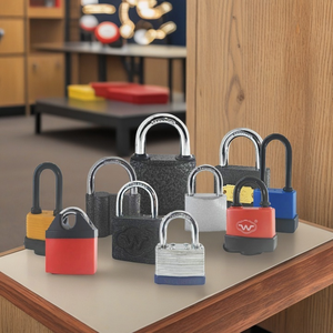 Candado abierto recto de hierro fundido resistente al corte de marca personalizada para prevención de robos en venta al por menor - Product Image 6