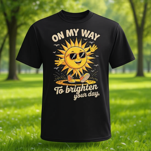 Camiseta On My Way To Brighten Your Day Sunshine - Product Image 3