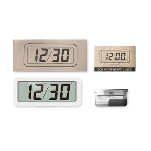 Nordic Minimalist Quartz Alarm <b>Clock</b> Large LCD Display Silent with Perpetual Calendar ABS Wall <b>Clock</b> for Living Room Home Decor - Product Image 2