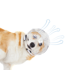 Bozal para Perro Ajustable Transparente con Diseño Hueco, Cubrecabeza Anti-Mordeduras y Anti-Ladridos, Máscara Transpirable para Baño y Recorte de Uñas - Product Image 2