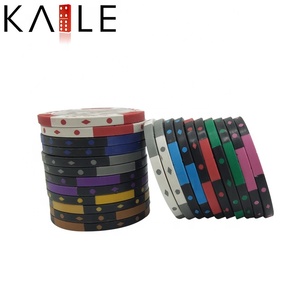 Jetons <span class=keywords><strong>de</strong></span> poker magnétiques <span class=keywords><strong>de</strong></span> 14 g avec logo personnalisé, jetons en argile bicolores avec plaque en fer, fournisseur d'usine pour les jeux <span class=keywords><strong>de</strong></span> <span class=keywords><strong>casino</strong></span> - Product Image 5