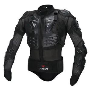 DUHAN motosiklet vücut zırhı PE kabuk güçlü Motocross süvari ceketi tüm kapalı vücut zırh biniciler için
