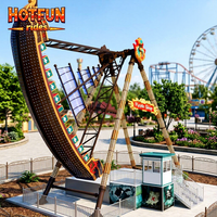 Manège Bateau Pirate 40 Places, Nouvelle Conception en Fibre de Verre, Attraction pour Grands Parcs d'Attractions Extérieurs
