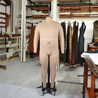 Junmei 20 ans de personnalisation professionnelle vêtements pour hommes grande taille mannequin recouvert de toile en fibre de verre drapé