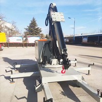 Équipement de levage hydraulique rotatif automatique à 360 degrés, mini grue électrique pliable, petite grue de sol