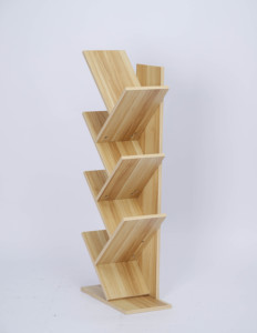 Étagère à livres en bois sur pied, en forme <span class=keywords><strong>d</strong></span>'arbre, pour la <span class=keywords><strong>d</strong></span>écoration et l'affichage, idéale pour la maison, le salon ou le bureau - Product Image 2
