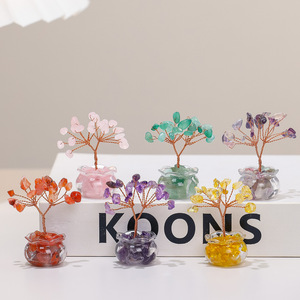 Crystal Tree <b>Mini</b> Ornament Resin Home <b>Desk</b> Decoration Collection Gift - Product Image 1