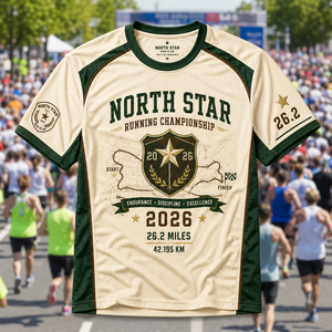 Custom Retro 26.2 Marathon <b>T</b> Shirt Vintage <b>Track</b> Club Graphic Tee for Race Events and Finisher Gifts - Product Image 1
