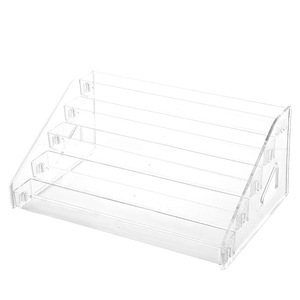 Transparent Tiered Badge Stand 75mm 58mm Large Capacity Display Rack For Anime Collectibles Storage And Showcase - Product Image 3