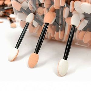 Xách tay 50-Piece dùng một lần đôi đã kết thúc <span class=keywords><strong>Latex</strong></span> Sponge Eyeshadow Brushes cho Smudging mắt trang điểm thuận tiện trang điểm miếng bọt biển - Product Image 6