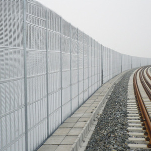 Barriera antirumore per autostrada personalizzata di fabbrica 2-4m di altezza barriera antirumore in acciaio di alluminio - Product Image 2