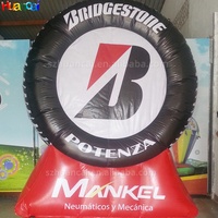 Ballons gonflables gonflables de logo de pneu de la publicité faite sur commande en vente panneaux d'affichage gonflables faits sur commande pour l'affichage et la promotion