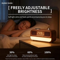 KUANGXIANG Nouvelle Innovation 2026 Enceinte Musicale Sans Fil avec Chargeur Sans Fil pour Téléphone et Écouteurs, Réveil et Radio FM