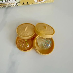 Juguete Antiestrés de Látex con Forma de Dumpling, Mini, Bonito, de Cristal, para Aliviar el Estrés, para la Oficina, Broma, Recuperación Lenta, Divertido Regalo - Product Image 3