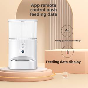 원격 앱 제어 기능이있는 스마트 애완 동물 피더 3L 자동 개 사료 디스펜서 타이밍 그릇 음성 비디오 지침이있는 애완 동물 용품 - Product Image 3