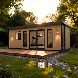 Container Prefabbricato per Palestra, Studio Fitness all'Aperto, Design Modulare, Struttura Isolata, Facile Installazione - Product Image 1