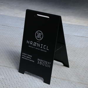 Foldable Stainless Steel A-<b>frame</b> Sign Sidewalk Signs Outdoor Stand Double Sided Advertising Boards a <b>Frame</b> Sign - Product Image 2