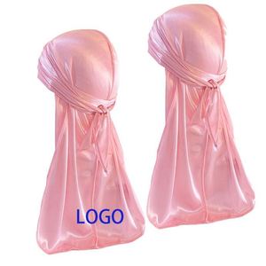 Kids Silky Durags Boys Custom Logo Sports Ball Theme Long Tail Satin Headwrap Durag for Baby Toddler Child Promotion Gift - Product Image 1
