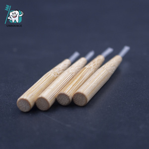 Interdental <b>Brushes</b> Natural Wood Handle Nylon Bristles Eco Friendly For Adults - Product Image 3
