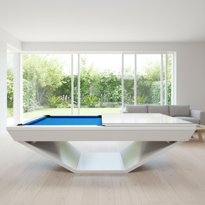 Mesa de <span class=keywords><strong>Billar</strong></span> Convertible 3 en 1 de Diseño Moderno, Precio de Fábrica, Mesa de <span class=keywords><strong>Billar</strong></span> de Madera Sólida Personalizada con Patas de Madera, Mesa de <span class=keywords><strong>Billar</strong></span> de 9 pies para Interiores - Product Image 1