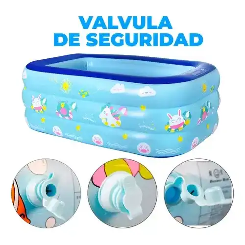 Inflatable Summer Pool 130*90*50 Cm Outdoor Indoor