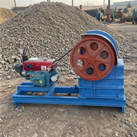 Concasseurs d'or de petite taille, directement de l'usine, concasseur à mâchoires et à marteaux portable pour usine d'or à petite échelle de 1 à 3 tonnes par heure