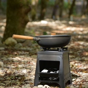 <span class=keywords><strong>Estufa</strong></span> de Camping Estética Tipo Pagoda - Diseño Retro, Portátil, para Glamping, Quemador de Leña - Product Image 3