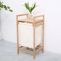 Panier à linge à 2 sections avec sacs amovibles, organisateur de rangement pour vêtements sales, autoportant, pour chambre et salle de bain