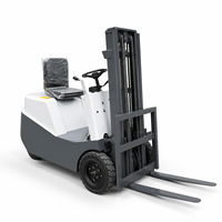 Chariot élévateur électrique à 3 roues avec mât triplex à déplacement latéral complet, batterie au lithium, chariot élévateur, vente en gros d'usine, CE ISO