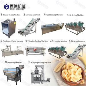 Línea de producción de chips de plátano a pequeña escala, máquinas para hacer chips de plátano, línea de producción de chips de plátano - Product Image 6