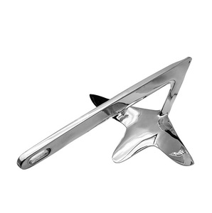 Ancre de <span class=keywords><strong>bateau</strong></span> de style Bruce en acier inoxydable 316 de 15 kg, finition polie miroir - Product Image 3