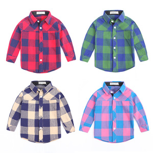 Vêtements pour enfants 2017 nouveau style bébé garçon robe <span class=keywords><strong>chemise</strong></span> à <span class=keywords><strong>carreaux</strong></span> des achats en ligne - Product Image 1