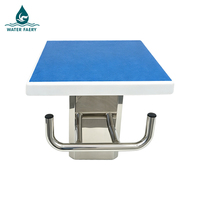 Banc de départ de compétition Water Faery, cadre en acier inoxydable 304, plateforme antidérapante pour piscine creusée, natation professionnelle