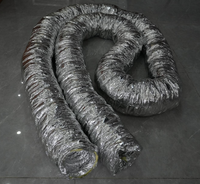 Conduite flexible en PVC pour systèmes HVAC résidentiels, commerciaux, industriels et extérieurs, installation facile