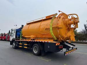 Sinotruk HOWO 4x2 15m³ Hydro Vacuum Truck Weichai 240HP Sewage <b>Sludge</b> Suction Truck for Sewer Cleaning Septic Tank - Product Image 4