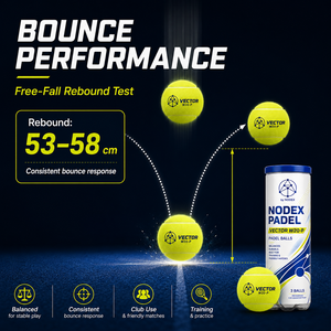 Balle <span class=keywords><strong>de</strong></span> padel professionnelle pressurisée certifiée FIP 2026, 20 % <span class=keywords><strong>de</strong></span> <span class=keywords><strong>laine</strong></span>, pour tournoi et compétition - Product Image 5