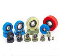 Pièces automobiles Roue à rouleaux en nylon de 50 mm avec roulement en plastique, Roue de guidage CNC, Galet de tension pour courroie plate