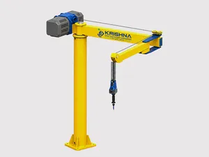 Grúa de brazo giratorio industrial motorizada amarilla Krishna, equipo de elevación de brazo amarillo - Product Image 1