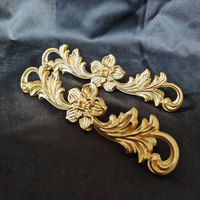 Poignées de luxe en laiton massif, design floral en forme de branche, pour armoires, tiroirs, meubles d'hôtel et de villa