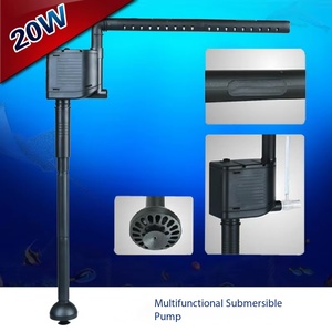 ปั๊มน้ำอัจฉริยะ 20W สำหรับตู้ปลาดราโกน ปั๊มออกซิเจนแบบจุ่มใต้น้ำ เงียบ พร้อมระบบกรอง HQJ-1600B - Product Image 2