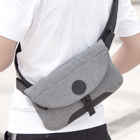 Sac à bandoulière Oxford pour homme, tendance, de créateur, sac de facteur, sac à main, logo personnalisable, sac de taille détachable, sac de dos latéral