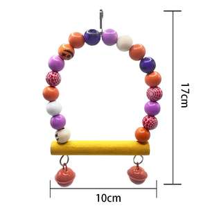 Halloween Bird Swing Decorations <strong>Parrot</strong> <strong>Toy</strong> Ring Bell Vine Ball String Cage Accessories Made From Eco-Friendly Grass - Product Image 6