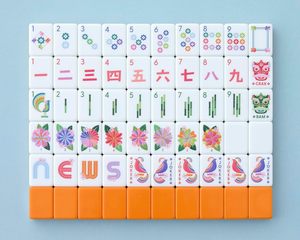 Set Mahjong POWER Completo con Scatola di Stoccaggio Antiscivolo in Acrilico, <span class=keywords><strong>Gioco</strong></span> per Feste in Famiglia, Attività di Intrattenimento e Divertimento - Product Image 1
