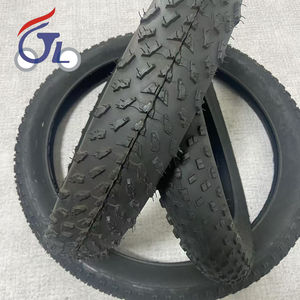 Pneu de vélo électrique noir de 26 <span class=keywords><strong>pouces</strong></span>, pneu de vélo de neige, pneu gras de 20x3.0, matériau en caoutchouc pour vélo gras noir - Product Image 6
