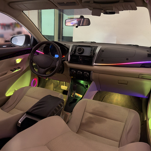 Juego de Luces Ambientales Interiores para Automóvil TMPRO de 64 Colores, Compatible con Toyota Vios/Yaris 2013-2022, Symphony LED, Accesorios de Actualización para Automóvil - Product Image 2